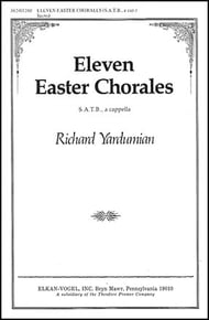 11 Easter Chorales SATB choral sheet music cover